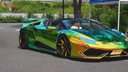Veintone Rainbow Chrome Green Car Film