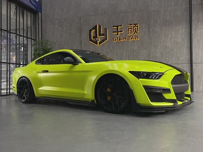 Veintone Pure Metal Fluorescein Vinyl Car Wrap | High-Gloss Metallic Neon Green Wrap | Premium Bright Fluorescent Auto Film