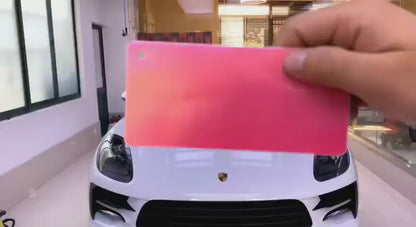 Veintone Pure Metal Princess Pink Vinyl Car Wrap | High Gloss Metallic Pink Auto Wrap | Premium Color Film