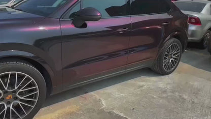 Veintone PET Diamonds Black Red Vinyl Car Wrap