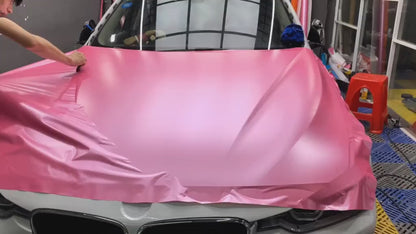 Veintone Pure Metal Conch Pink Vinyl Car Wrap | Soft Metallic Pearl Pink Auto Film | High-Gloss Premium Wrap